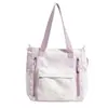 Nova Bolsa de Ombro Estilosa e Atraente para Meninas, Fofa e Doce com Design de Estrela, Conjunto de Mochilas Leves de Duas Peças para Alunos do Ensino Fundamental II e Médio