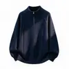 Amazon Comercio Exterior Transfronterizo Suéter de Punto para Hombre Media Cremallera Moda Versátil Tendencia Marca Estilo Coreano Casual Suéter para Hombre