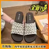 Sandalias tipo mocasín para mujer inspiradas en el bosque, artísticas, con parte superior de tela texturizada de lunares y tacón de cuña que aumenta la altura, nuevo estilo 2026