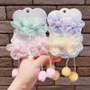 Internet-famoso Princesa Pequena Fita Bow Hairpin Crianças Menina Hanfu Purple Hairpin Acessórios de cabelo das meninas