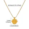 Collar de mariposa con goteo de aceite, no se decolora, joyería de lujo ligero de nicho de verano para mujer, regalo, joyería de acero inoxidable al por mayor