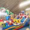 Castillo Inflable Tobogán Exterior Grande Trampolín para Niños Centro Comercial Parque Aire Agua Trampolín Exterior Nuevo Escalada
