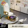 Sofá de Terapia para Pés de Luxo Leve Reclinável Elétrico Lavagem de Pés Giratória Imersão de Pés Sofá Nail Art Sauna Banho de Pés Spa de Lazer
