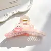 Clip Pinza para Capturar Cachorro Gatito Dibujo Animado Explosivo Clip de Tiburón Acrílico con Patrón de Doble Cara Pinza para el Cabello Disco de Resalte Dulce