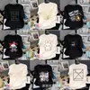 Camiseta feminina de manga curta Stall venda direta atacado verão japonês e coreano plus size solta versátil camiseta feminina blusa de base marca de moda