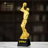 Trofeo de Fútbol Competencia Escolar Premio Bota de Oro Delantero MVP Premio Balón de Oro Resina Creativo Conmemorativo Cristal de Agua Directo