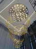 Luces de Lobby de Hotel, Candelabros para Escalera de Caracol en Edificios Dúplex, Salón de Banquetes, Oficina de Ventas, Mesa de Arena, Luminarias Decorativas de Estrella de Mar