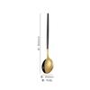 Fabricantes Acero Inoxidable Cuchara Portuguesa Vajilla Cuchara de Mango Largo Cuchara para Arroz Tienda de Té con Leche Cuchara para Sopa Casera Cuchara Mezcladora de Hotel
