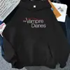 Nueva Sudadera con Estampado de The Vampire Diaries Top Casual para Hombres y Mujeres Otoño Invierno Sudadera de Manga Larga Pulóver Harajuku