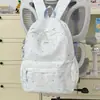 Mochila com estampa de estrelas, uma mochila fofa e doce para meninas, perfeita para o uso diário, escola e passeios com os amigos