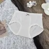 Shorts Íntimos Femininos de Cintura Média, Sem Costura, Modernos, Simples, Para Jovens, Estudantes do Ensino Fundamental, Invisíveis, Respiráveis, Com Forro Antibacteriano, Modelo Triângulo