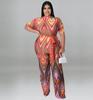 Comércio exterior MY928 Amazon Macacão de verão estampado com ombro oblíquo para mulheres europeias e americanas XX0200
