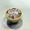 Estética Estilo Canción Estilo Chino Manija de Cristal para Puerta de Gabinete Manija de Cajón Pequeña de Aleación Estilo Europeo con Patrones Personalizables