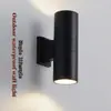 Lámpara de Pared para Exteriores, Impermeable, Doble Cabezal, para Puerta Principal, Jardín, Terraza, Balcón, Villa, Patio, Diseño Minimalista, Envío Gratis