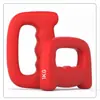 Halteres de boxe, halteres foscos, compactos e duráveis, para fitness em casa, treinamento aeróbico, exercícios de força para os braços, halteres de boxe de ferro fundido