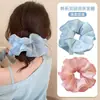 Nuevo Estilo de Gama Alta Cuatro Capas Oversized Plisado Estilo Perezoso Coleta Baja Goma para el Cabello Scrunchie Accesorio para el Cabello