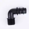 16 20PE Conexões para Tubos Irrigação por Gotejamento Conector Reto com Barbante Cotovelo Rolamento Cotovelo com Barbante Aspersor de Estufa Tê Positiva Plug
