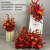 Nuevos Arreglos Florales de Piso para Decoración de Bodas, Arte Floral para Bodas, Arreglos Florales para Escenario en T, Arreglos Florales de Bienvenida para Hoteles