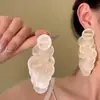 Brincos de Palha Estilo Férias de Verão na Beira-Mar com Design Único, Moda de Nicho, Brincos Estilosos e Distintos, Acessórios de Orelha Únicos Atacado