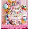 Set de Globos de Cumpleaños, Decoración para Fiesta de Cumpleaños de Novia en San Valentín, Globos de Papel de Aluminio, un Set Completo con un Toque de Lujo