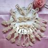Una tarjeta 10 explosiones netas rojas Juego de horquillas de perlas 10 no pesadas Pinza BB flequillo clip fábrica directa accesorios para el cabello