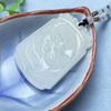 Colgante de dragón y fénix de jade blanco afgano para hombre, diseño de dragón del zodiaco, regalo para pareja, regalo de empresa para vacaciones.
