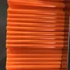 Venta Directa de Fábrica Estante de Almacenamiento de Tubo Hueco de PP Caja de Almacenamiento Tubo de Soporte para Tienda de Campaña Tubo de Plástico Naranja Engrosado y Endurecido