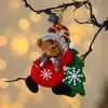 Nuevo Pin de Navidad Pequeño Colgante de Tela Muñeco Colgante para Árbol de Navidad Suministros de Decoración Navideña