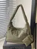 Nova Bolsa de Ombro Único Acolchoada Artística 2025 para Mulheres, Bolsa de Mão Simples, Bolsa Tote Estilo Preguiçoso para o Dia a Dia, Bolsa de Tecido