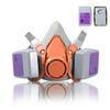 Mascarilla contra el polvo, Anti-polvo más esponja, Mascarilla antigás para gases biológicos y tóxicos, Mascarilla protectora contra el formaldehído para minas de carbón