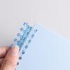 Venta directa de fábrica cubierta A4 de hojas sueltas cubierta de plástico casera DIY cubierta A5 de PP esmerilado de hojas sueltas con 30 agujeros