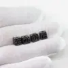 Accesorios para Joyería DIY al por Mayor Aleación Negro Pistola Cubos Cuadrados Atractores de Fortuna Estilo Étnico Accesorios Pequeños Cuentas Espaciadoras Negro Pistola que Conserva el Color
