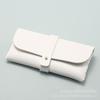 Lote de fábrica Estuche para gafas de un solo clavo en stock Bolsa para gafas de cuero negro Bolsa para gafas portátil Caja de almacenamiento para gafas de sol Imprimible