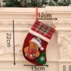 Meias de Natal, Sacolas de Presente de Natal, Meias Pequenas de Natal, Enfeites de Árvore de Natal, Itens Decorativos, Meias de Juta