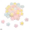 Acrílico Transparente Flor de Ameixeira Furo Reto Brincos Pingente Material DIY Feito à Mão Cordão de Cabelo Grampo de Cabelo Acessórios de Cabelo