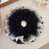 Scrunchie de Encaje Blanco Suave Flor para el Cabello Extra Grande Estilo Coreano para Mujer Goma para el Cabello de Alta Gama Accesorios para el Cabello Venta al por Mayor