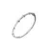 Pulsera de Acero de Titanio de Venta Caliente Transfronteriza, No se Desvanece, Galvanizado de Oro Real Incrustado con Diamantes de Alta Gama, Pulsera de Acero Inoxidable de Oro de 18 Quilates al por Mayor