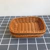 Cesta de Almacenamiento Tejida de Ratán PP para Frutas y Verduras, Cesta para Dulces y Snacks, Cesta para Adornos y Artículos Varios para el Hogar, Venta al por Mayor