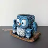 Transfronterizo Modelo Nuevo Búho Macetas Colgantes Búho Macetas Colgantes Decoraciones de Suculentas Regalos