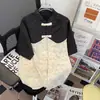 Nueva Camisa de Manga Corta Estilo Chino para Hombre Verano 2025 Nuevo Estilo Empalme Color de Contraste Botón de Placa Traje Zhongshan Tang Camisa de Manga Corta