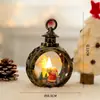 Regalo de Navidad Pequeño Regalo para Niños Luz Nocturna Nochebuena Ventana Bola de Cristal Atmósfera Adorno de Escritorio Decoraciones