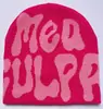 Gorro de Punto para Exportación de Venta Caliente Transfronteriza Gorro de Lana Gorro Tipo Beanie Tendencia Europea y Americana Gorro para el Frío Jacquard de Letras
