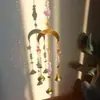 Ins luz y sombra cristal campana de viento colgante campanas sala de estar habitación ventana adorno colgante onírico arcoíris regalo atrapasoles