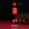 Colgante de zorro fantasma de montaña de arena roja cinabrio este año de vida colgante para teléfono móvil joyería para hombres y mujeres en stock al por mayor