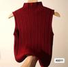 Colete sem mangas de gola média, camisa de base elegante de verão, roupa externa feminina, malha de seda gelada, estilo estrangeiro, top interno, ajuste fino