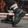 Botas de Pareja de Comercio Exterior para Hombre Otoño e Invierno Nuevas de Cuero Genuino Suela Gruesa Zapatos Casuales para Exteriores Transfronterizos Talla Grande Botas de Trabajo para Hombre