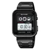 Reloj Multifuncional para Hombre Skmei con Banda de Acero Luminosa Impermeable Reloj Electrónico de Negocios Fuente Mayorista