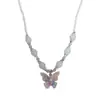 Pulseira Colorida de Borboleta Sonhadora Doce e Versátil Estilo Novo de Verão para Mulheres, Colar com Design Elegante e Simples Atacado