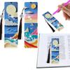 2025 Marcador de Libro de Pintura de Diamantes Amazon DIY Niños Bordado de Cristal Punto de Madera Diamante Tira Larga Pintura de Caballo Sensación de Alta Gama