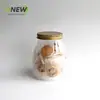 Lata de Plástico con Forma Especial de 1270 ml, Lata Sellada de PET de Alta Transparencia de Grado Alimenticio, Lata de Empaque Espiral para Té de Flor de Nuez
